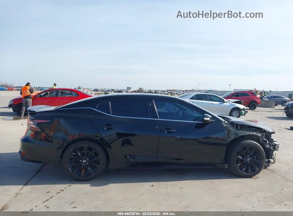 1N4AA6EV3MC505596 2021 NISSAN MAXIMA SR Black Vista interior de 360 grados