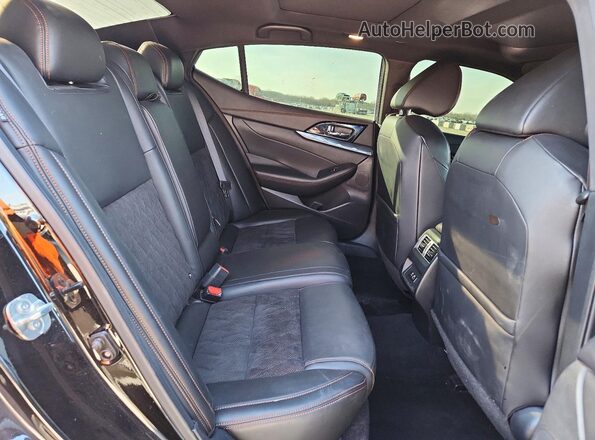 1N4AA6EV4LC382745 2020 NISSAN MAXIMA SR Black Rear seats view