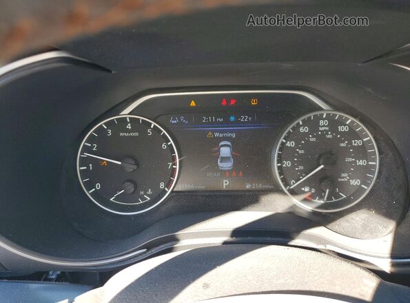 1N4AA6EV4PC503540 2023 NISSAN MAXIMA SR White Instrument cluster view