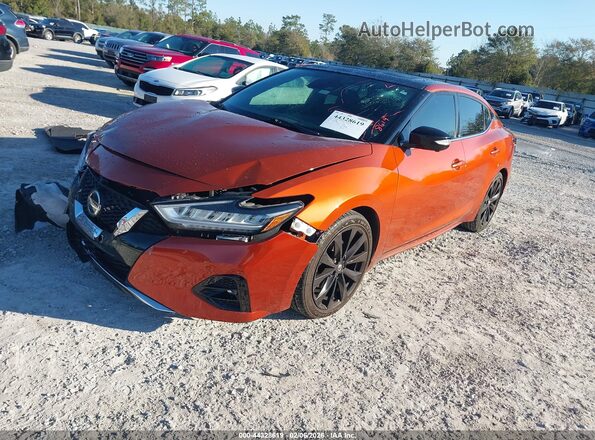 1N4AA6EV9LC374592 2020 NISSAN MAXIMA SR Orange 