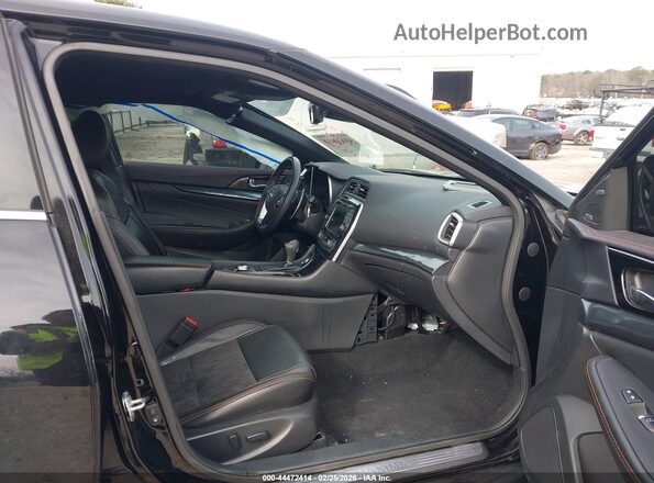 1N4AA6EV9PC501704 2023 NISSAN MAXIMA SR Black Widok wnętrza z przodu