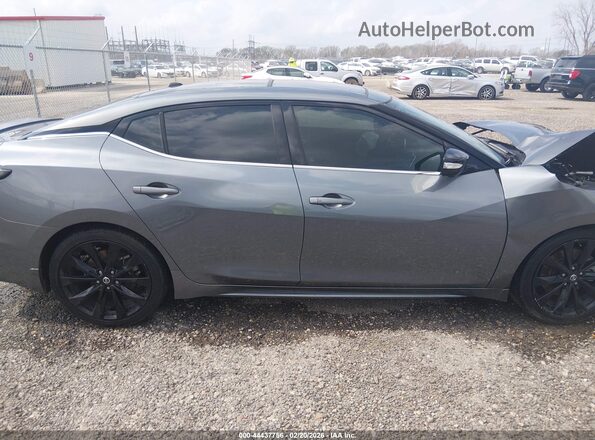 1N4AA6EVXLC379798 2020 NISSAN MAXIMA SR Gray Widok wnętrza 360 stopni
