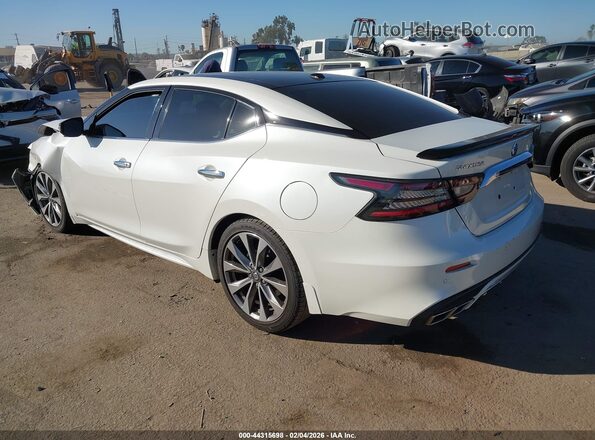 1N4AA6FV0MC501603 2021 NISSAN MAXIMA PLATINUM White უკანა მარცხენა