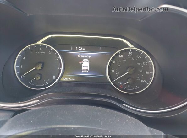 1N4AA6FV0MC501603 2021 NISSAN MAXIMA PLATINUM White უკანა სავარძლების ხედი