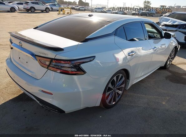 1N4AA6FV0MC501603 2021 NISSAN MAXIMA PLATINUM White უკანა მარჯვენა