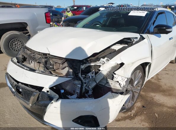 1N4AA6FV0MC501603 2021 NISSAN MAXIMA PLATINUM White წინა ხედი