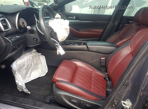 1N4AA6FV3MC511476 2021 NISSAN MAXIMA PLATINUM Gray Front interior view