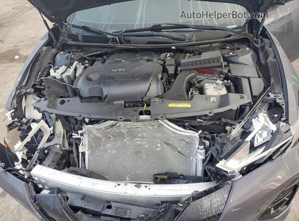 1N4AA6FV3MC511476 2021 NISSAN MAXIMA PLATINUM Gray Rear interior view