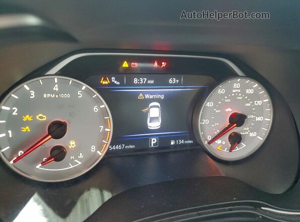 1N4AA6FV3MC511476 2021 NISSAN MAXIMA PLATINUM Gray Instrument cluster view