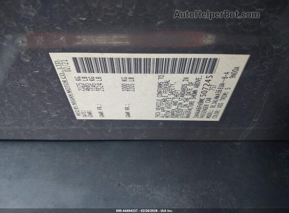 1N4AA6FV8MC507245 2021 NISSAN MAXIMA PLATINUM Black Engine compartment view