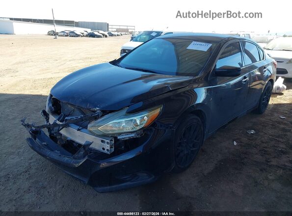 1N4AL3AP4JC264157 2018 NISSAN ALTIMA Black წინა მარცხენა ხედი სამი მეოთხედიდან