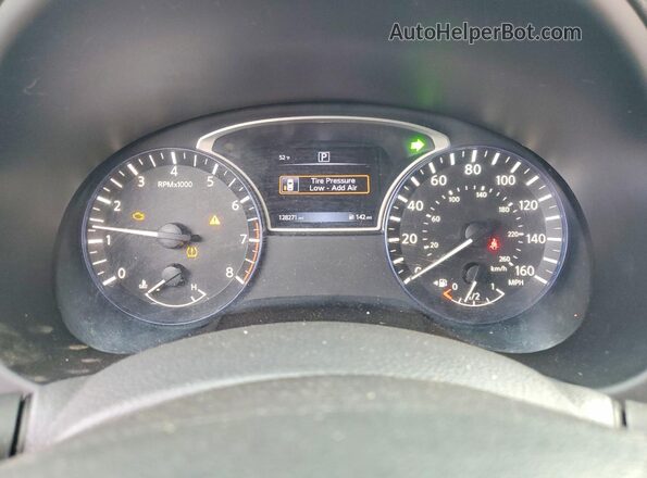 1N4AL3AP6HN353856 2017 NISSAN ALTIMA Black Вид щитка приладів