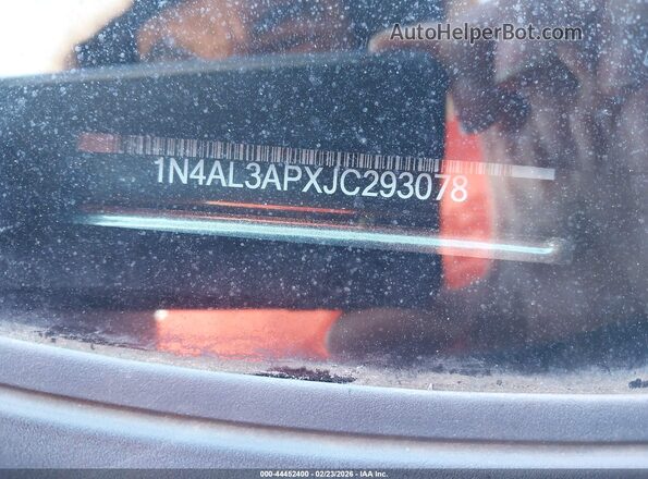1N4AL3APXJC293078 2018 NISSAN ALTIMA Gray Вид підкапотного простору