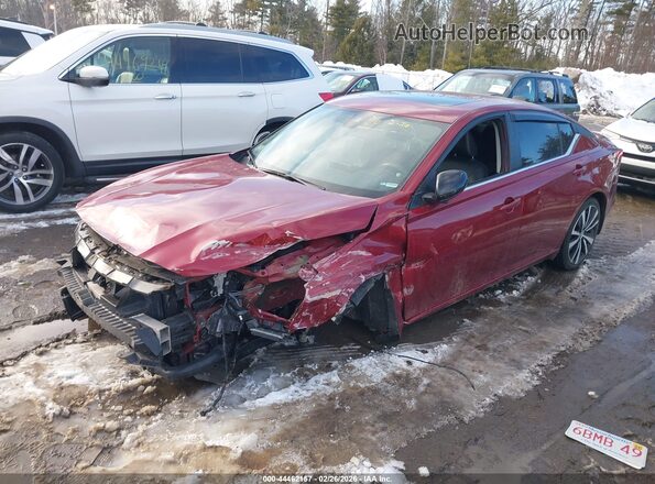 1N4AL4CV9NN312683 2022 NISSAN ALTIMA Red Առջևի ձախ երեք քառորդ տեսարան
