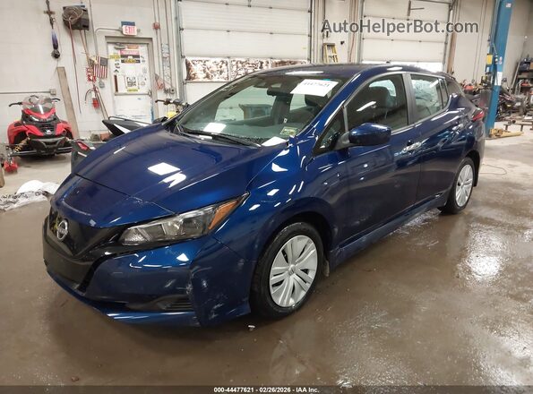 1N4AZ1BV0PC555893 2023 NISSAN LEAF Синий Передняя левая четверть