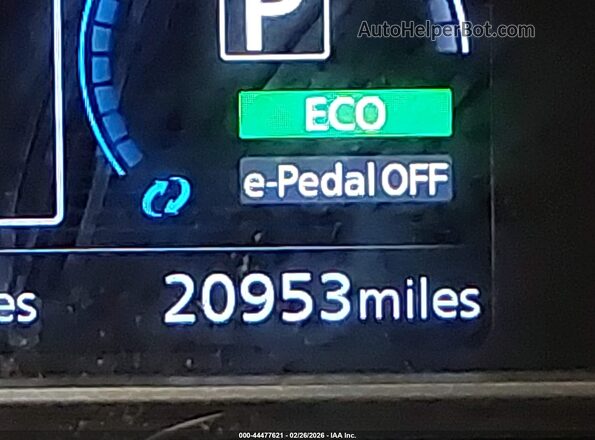 1N4AZ1BV0PC555893 2023 NISSAN LEAF Синий 