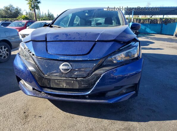1N4AZ1BV1PC559905 2023 NISSAN LEAF Blue Front view