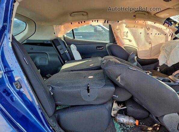 1N4AZ1BV4SC561642 2025 NISSAN LEAF Blue Widok tylnych siedzeń