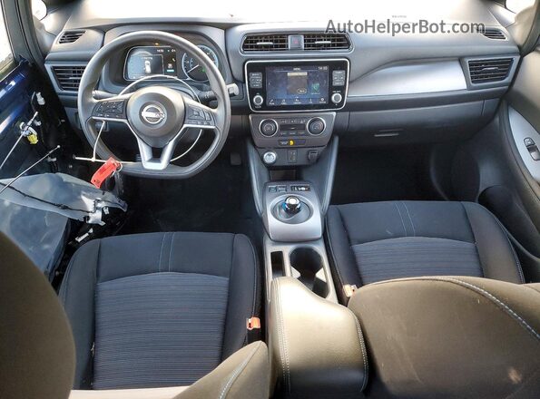 1N4AZ1BV5PC553993 2023 NISSAN LEAF Blue Vista del salpicadero
