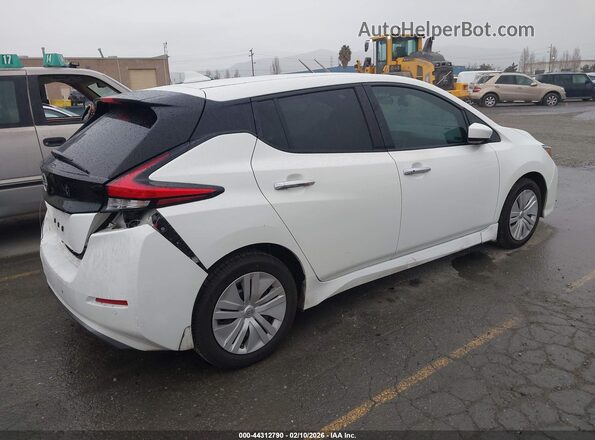 1N4AZ1BV5PC556618 2023 NISSAN LEAF Белый Задняя правая четверть