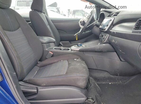 1N4AZ1BV5PC563553 2023 NISSAN LEAF Blue წინა სალონის ხედი
