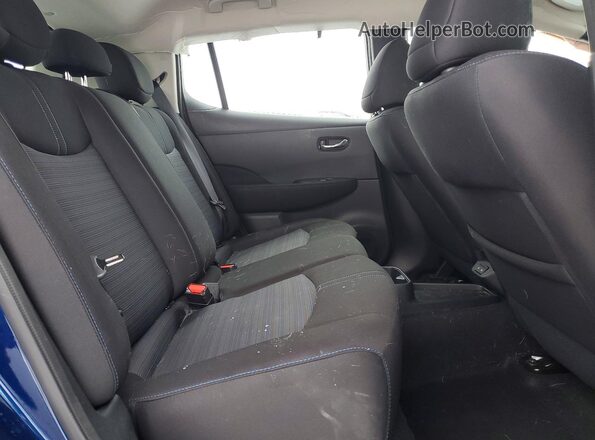 1N4AZ1BV5PC563553 2023 NISSAN LEAF Blue უკანა სავარძლების ხედი
