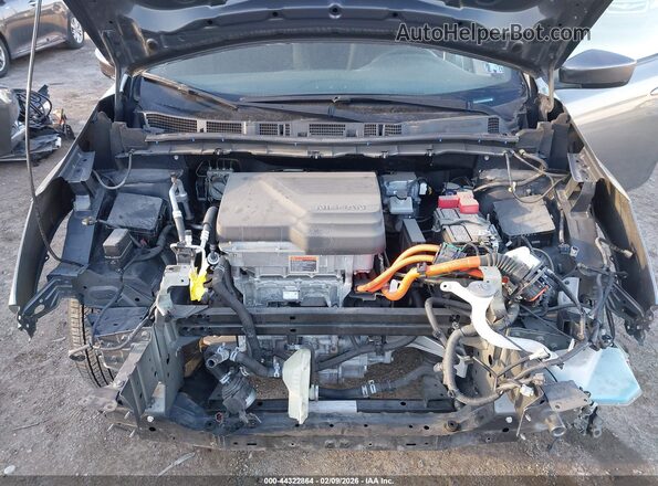 1N4AZ1BV9PC554449 2023 NISSAN LEAF Gray უკანა ხედი