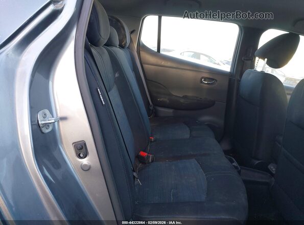 1N4AZ1BV9PC554449 2023 NISSAN LEAF Gray VIN კოდის სტიკერის ხედი