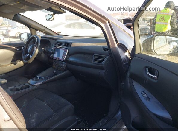 1N4AZ1BV9PC554449 2023 NISSAN LEAF Gray წინა სალონის ხედი