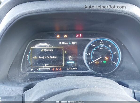 1N4AZ1BV9PC554449 2023 NISSAN LEAF Gray უკანა სავარძლების ხედი