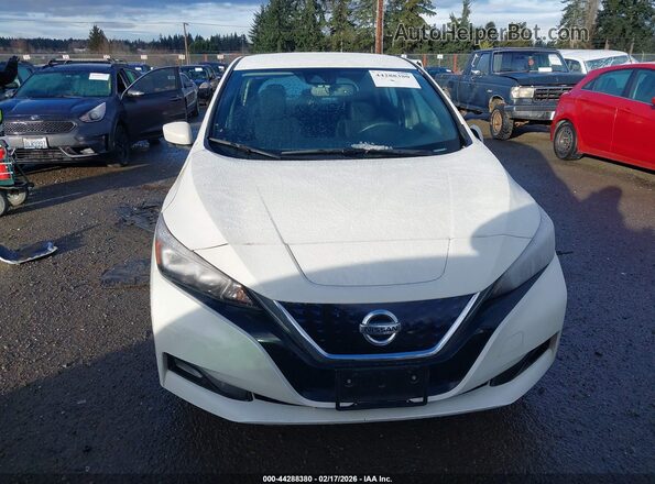 1N4AZ1CP6LC304158 2020 NISSAN LEAF White Widok wnętrza z tyłu