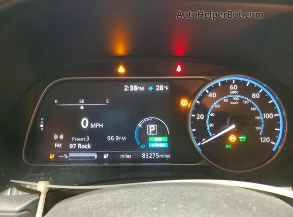 1N4AZ1CP9JC305768 2018 NISSAN LEAF Gray 