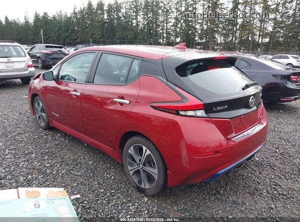 1N4AZ1CPXJC306640 2018 NISSAN LEAF Red Trasero izquierdo