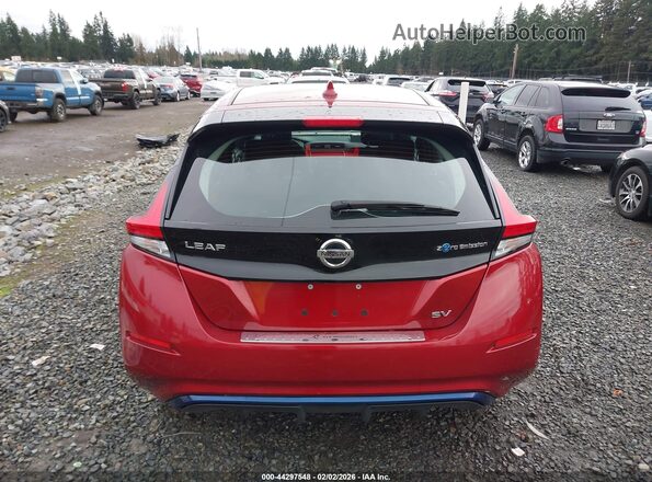 1N4AZ1CPXJC306640 2018 NISSAN LEAF Red 