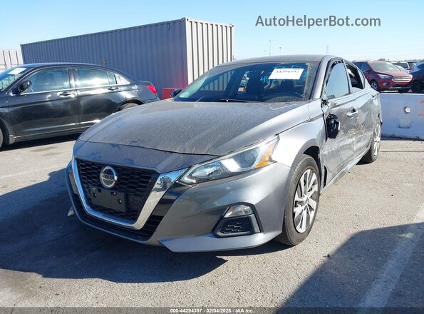 1N4BL4BV0KC228121 2019 NISSAN ALTIMA Gray Առջևի ձախ երեք քառորդ տեսարան