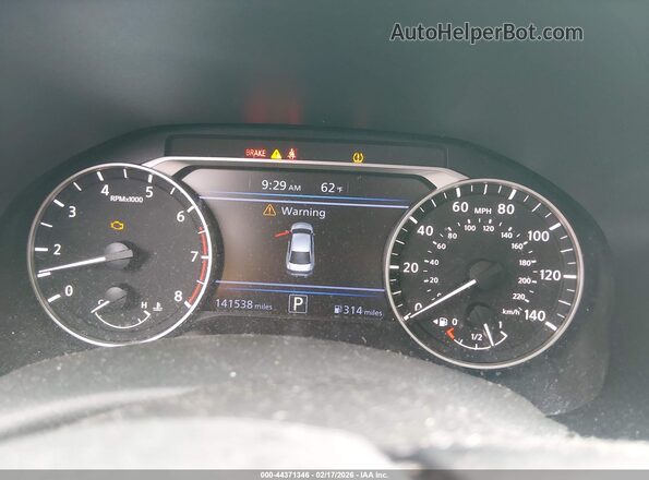 1N4BL4BV5LC140621 2020 NISSAN ALTIMA Black Vista de los asientos traseros