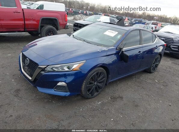 1N4BL4CV0KC178626 2019 NISSAN ALTIMA Blue წინა მარცხენა ხედი სამი მეოთხედიდან