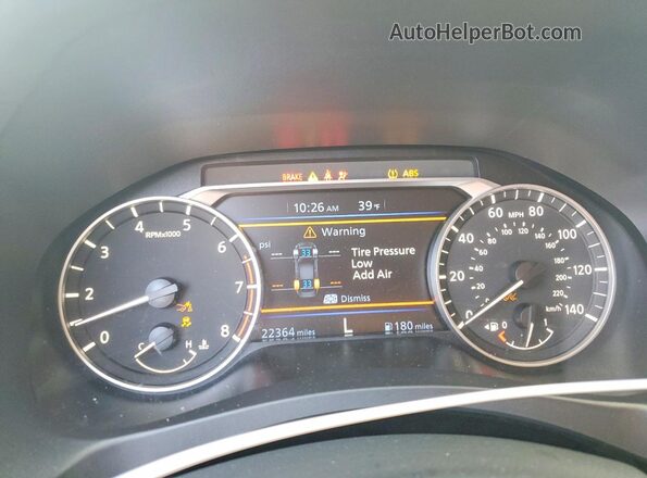 1N4BL4CV1SN311477 2025 NISSAN ALTIMA Black Widok zestawu wskaźników