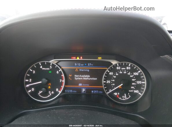 1N4BL4CV2NN334884 2022 NISSAN ALTIMA Silver უკანა სავარძლების ხედი