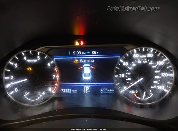 1N4BL4CV6LC173741 2020 NISSAN ALTIMA White Հետևի նստատեղերի տեսք