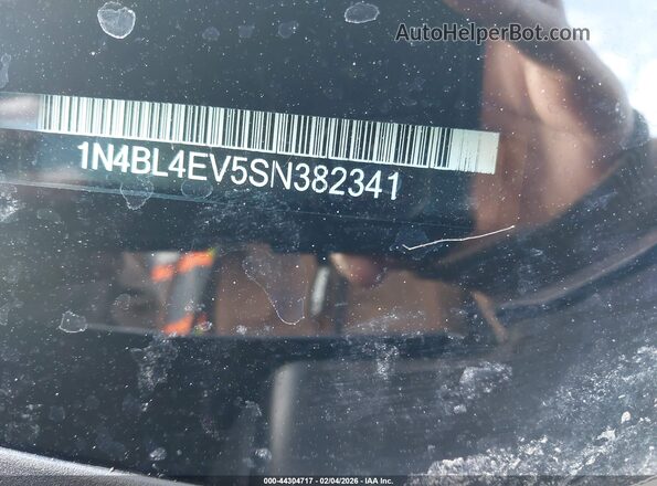 1N4BL4EV5SN382341 2025 NISSAN ALTIMA Gray Շարժիչի բաժամունքի տեսք