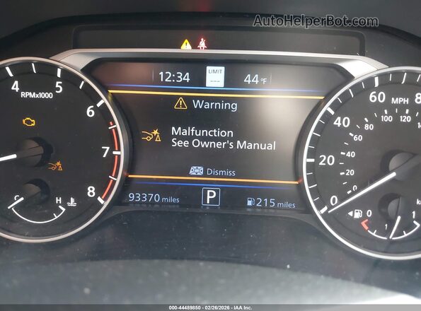 1N4BL4EV8KC177771 2019 NISSAN ALTIMA Серый Вид задних сидений