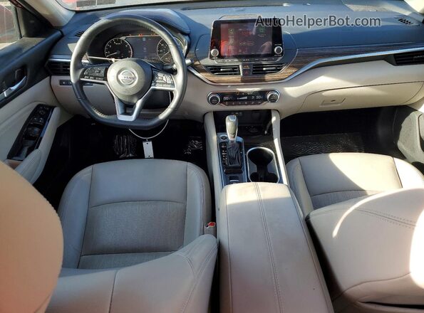 1N4BL4EW0MN301886 2021 NISSAN ALTIMA Red Dashboard view
