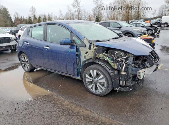 1N4BZ0CP0HC304856 2017 NISSAN LEAF Blue Առջևի աջ