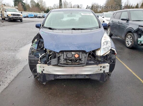 1N4BZ0CP0HC304856 2017 NISSAN LEAF Blue Դիմացի տեսք