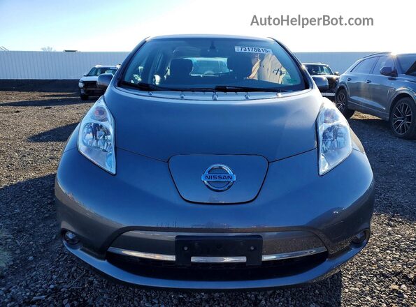 1N4BZ0CP1HC306664 2017 NISSAN LEAF Gray Դիմացի տեսք