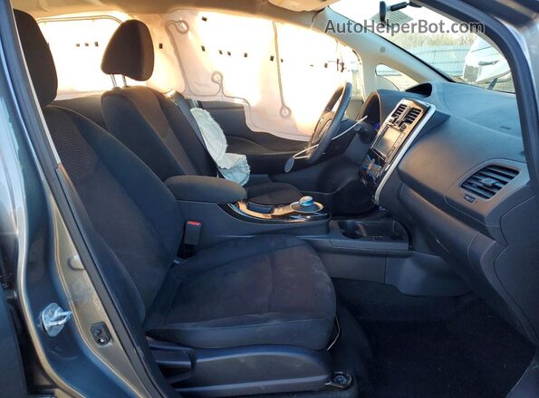 1N4BZ0CP1HC306664 2017 NISSAN LEAF Gray Սալոնի դիմացի տեսք