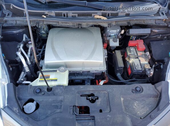 1N4BZ0CP1HC306664 2017 NISSAN LEAF Gray Սալոնի հետևի տեսք