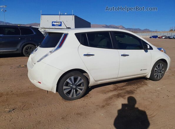 1N4BZ0CP2GC300144 2016 NISSAN LEAF White Trasero derecho