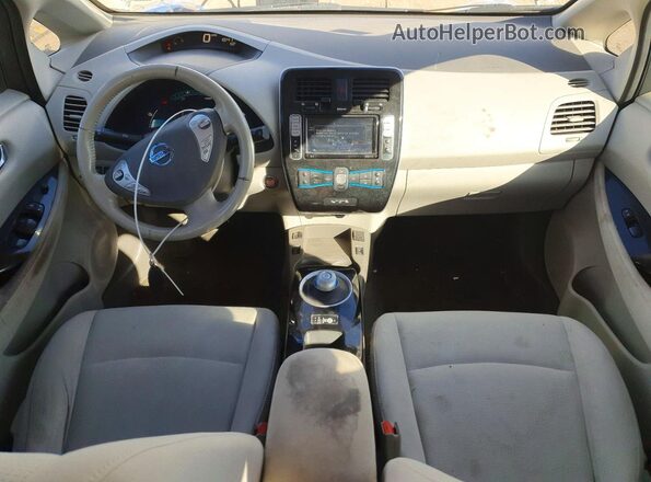 1N4BZ0CP2GC300144 2016 NISSAN LEAF White Vista del salpicadero